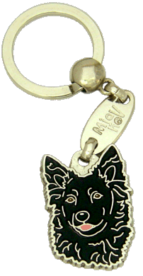 MUDI NEGRO - Placa grabada, placas identificativas para perros grabadas MjavHov.